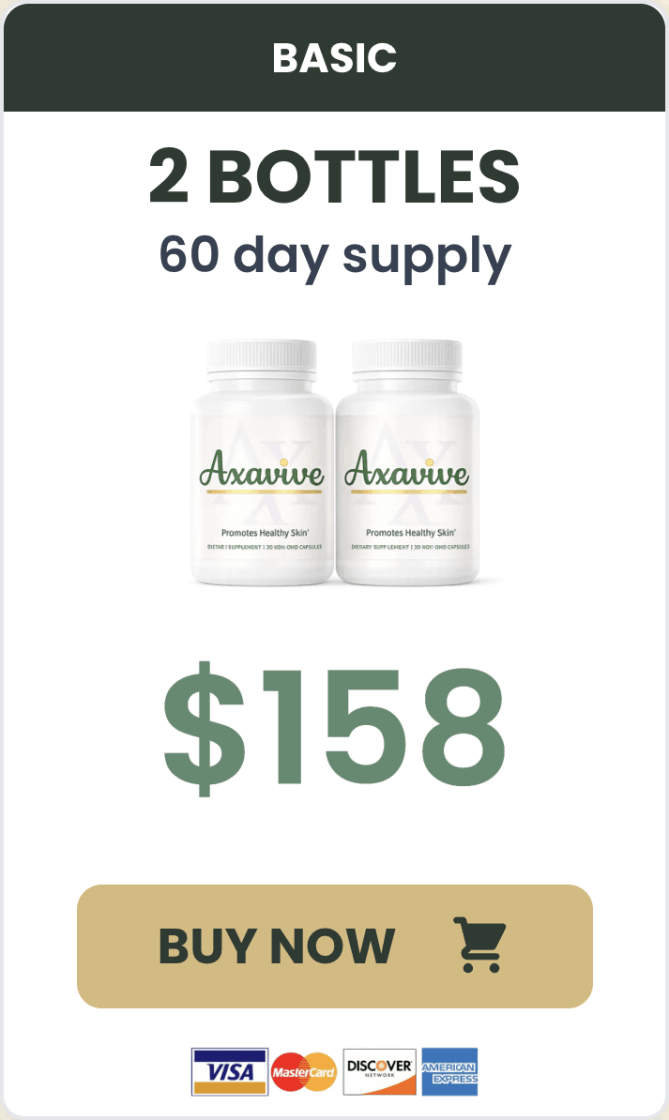 Axavive 60 day supply basic package with 2 bottles